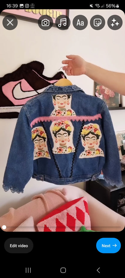 Frida Kahlo Denim Jacket 