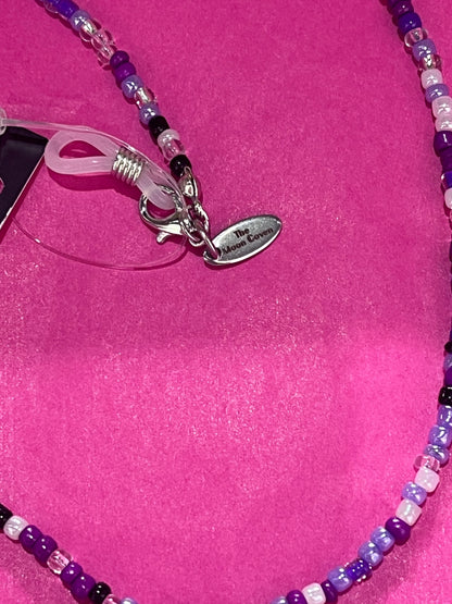Purple Bead Sunglasses Chain