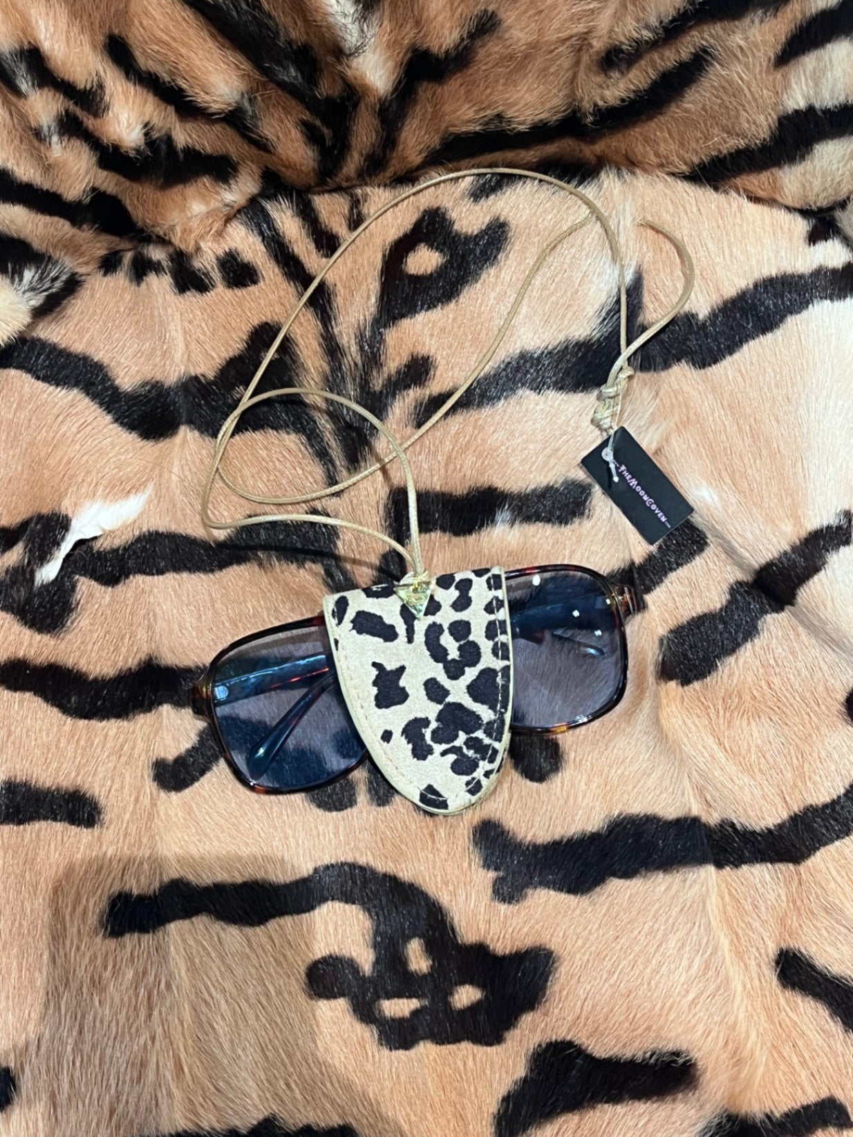 Leopard Glasses Pouch Holder