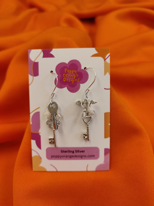 Key Cluster Earrings