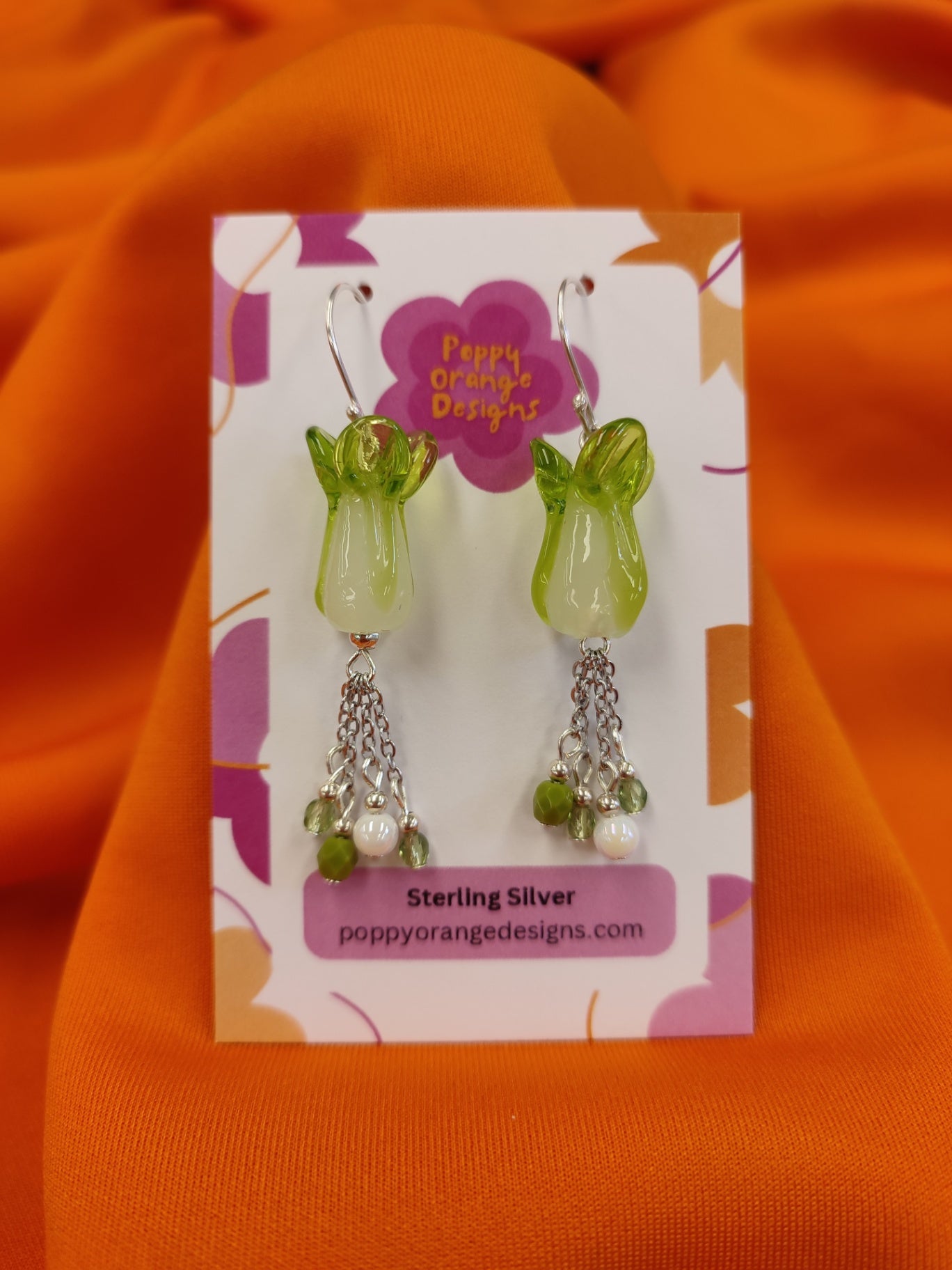 Pak Choi Earrings 