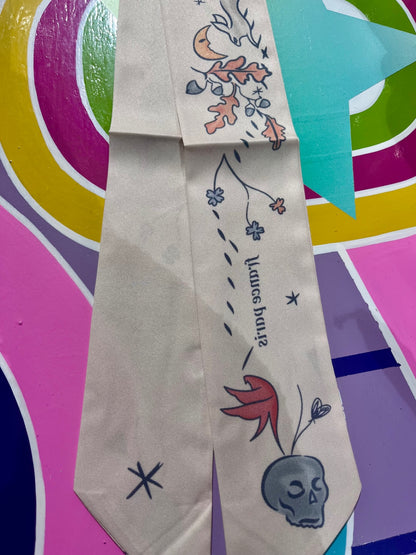 Cream Luna Dance Scarf