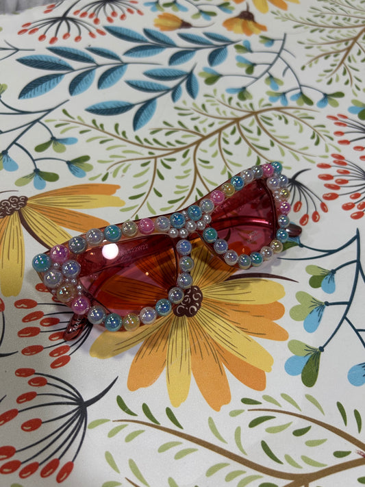 Bubble Gum Upcycled Sunglasses