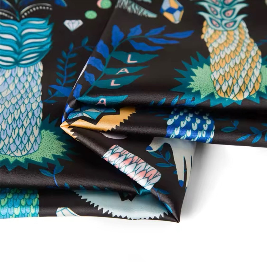 Protection Fatima Blue Black Scarf