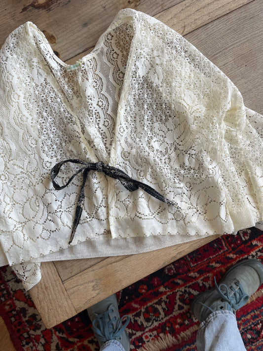 Lace shrug