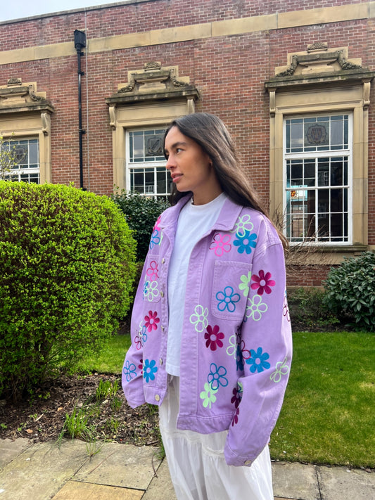 Flower Power Denim Jacket 