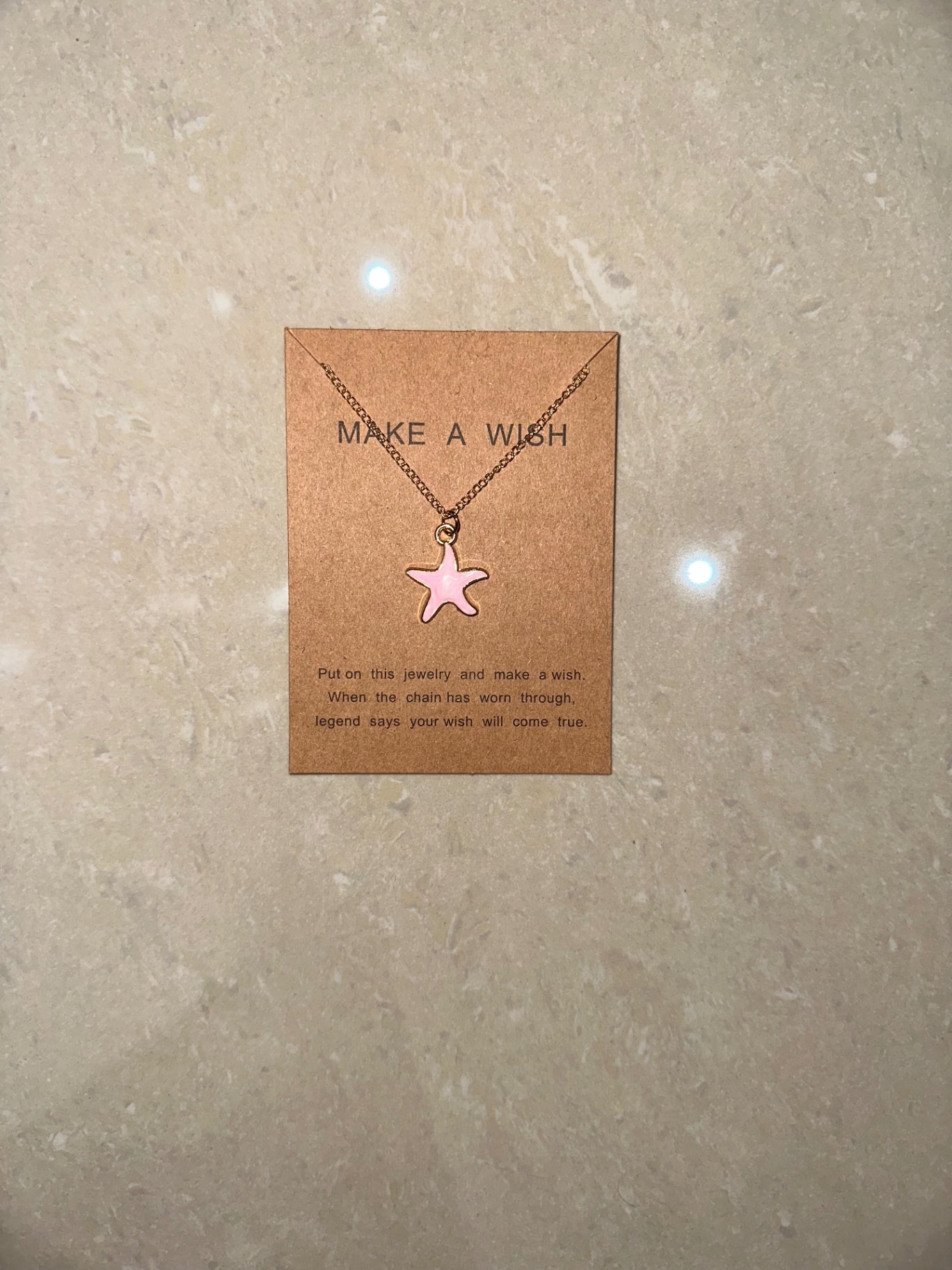 Pink star fish 