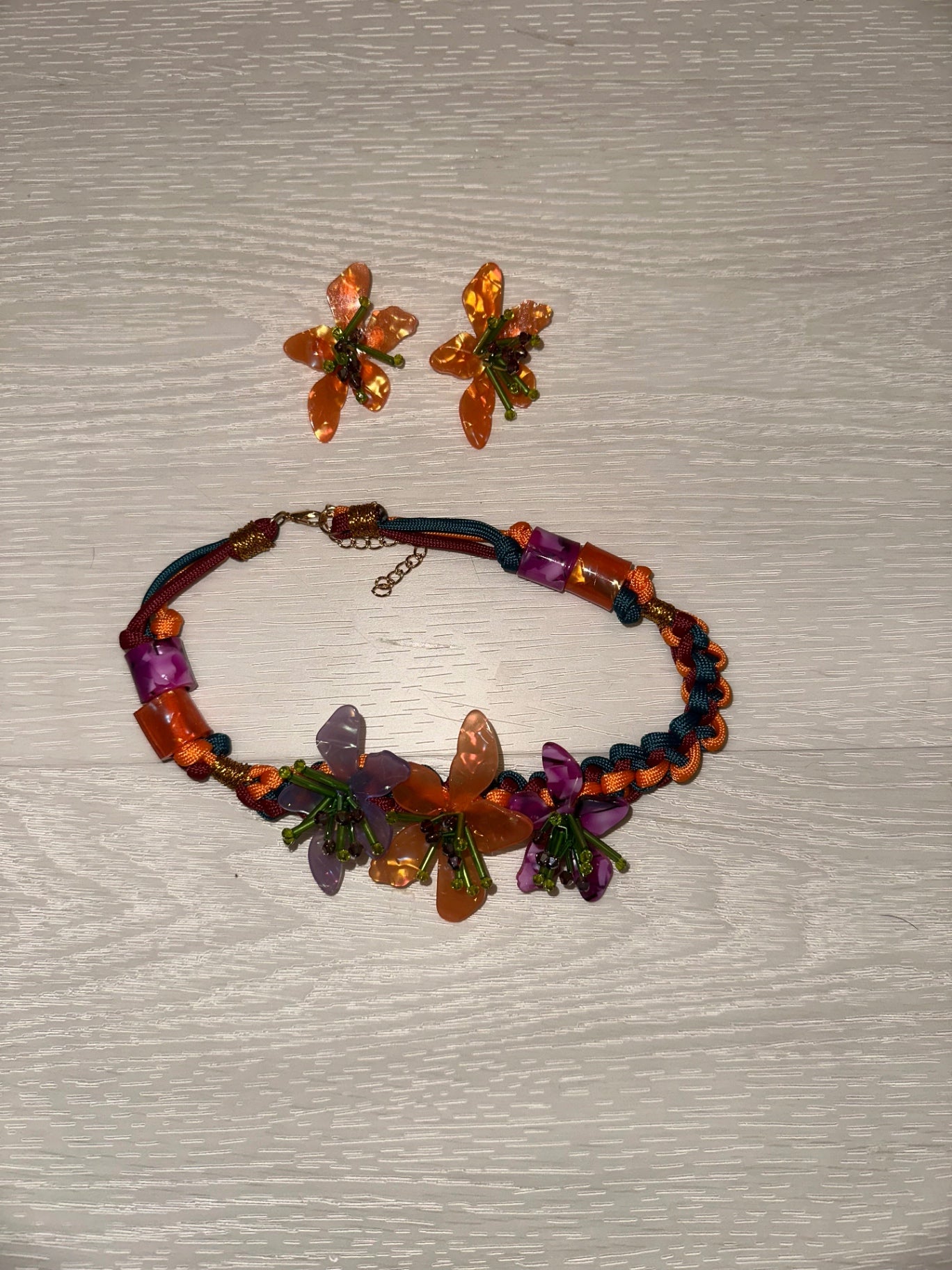 Flower power orange set 