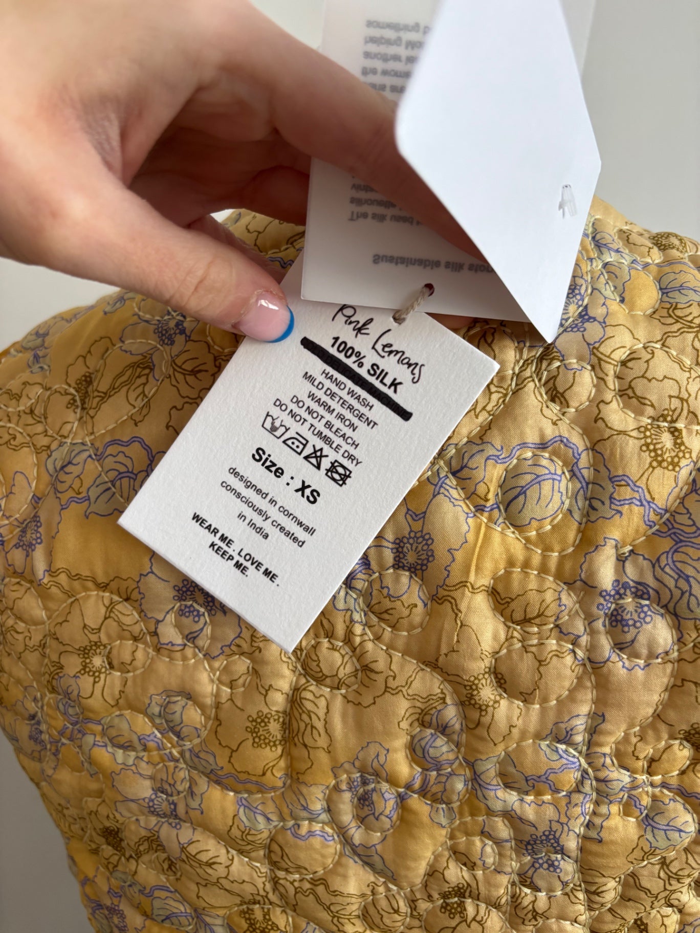 Reversible silk waistcoat handmade from Vintage Indian Sari