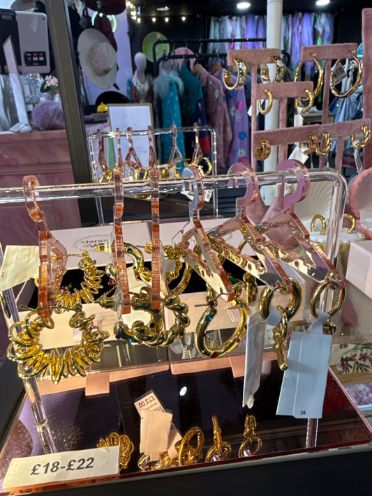 Gold Standard earrings