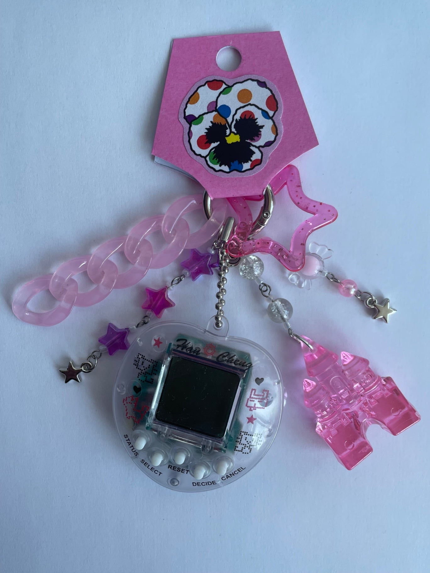 Clear Translucent Castle Virtual Pet