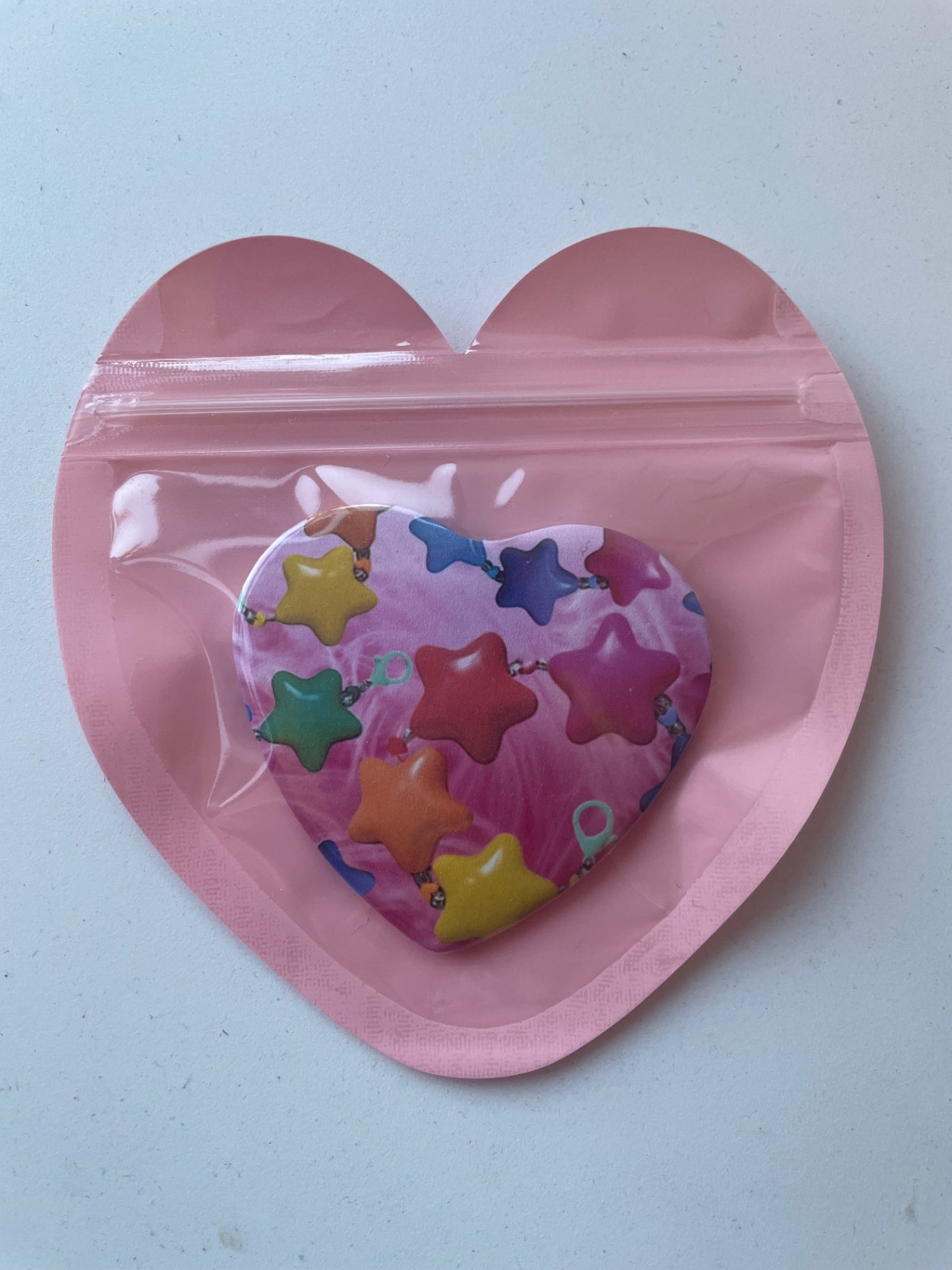 Rainbow Star Heart Badge 