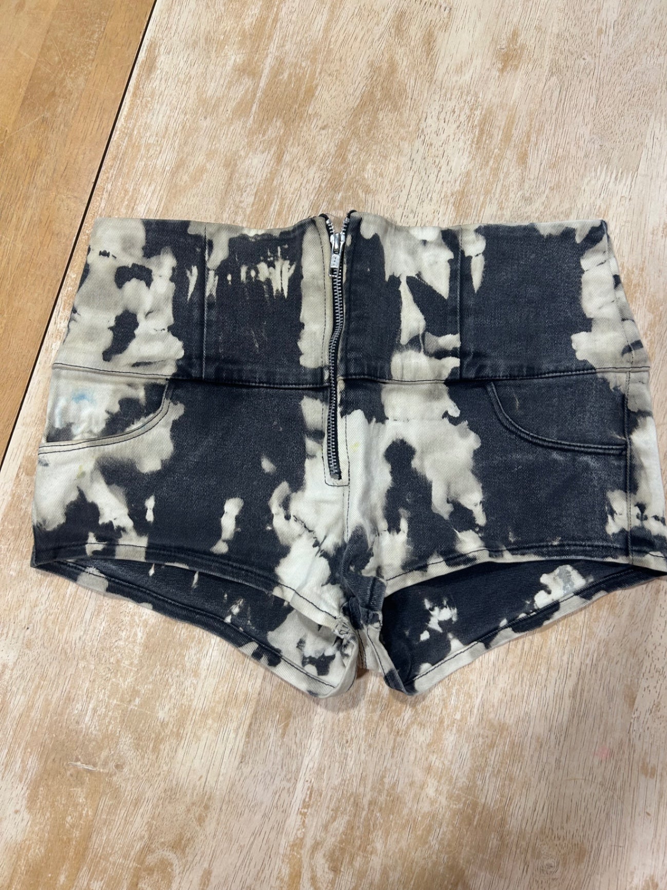 Bleached Short Shorts - Medium