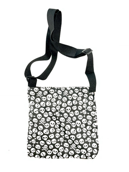 K4TURE handmade patchwork skull & camo bag