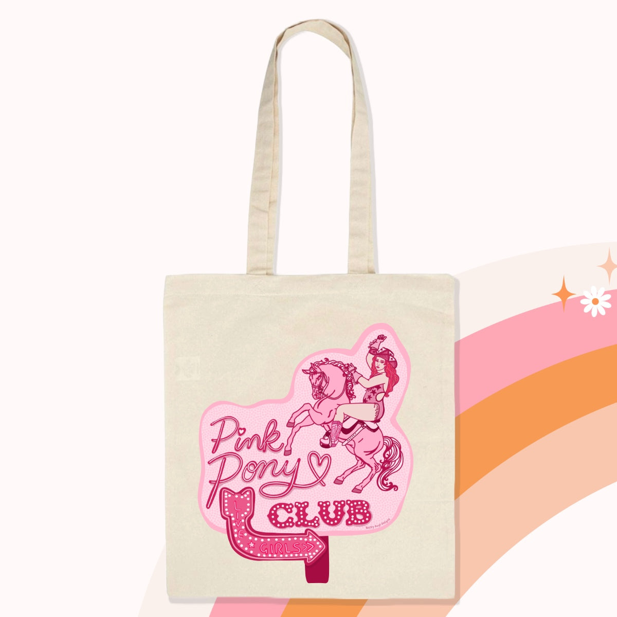 Pink Pony Club Tote Bag