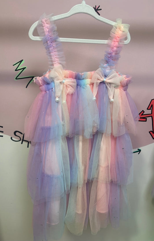 Lilac/Pink Tutu Dress Age 7