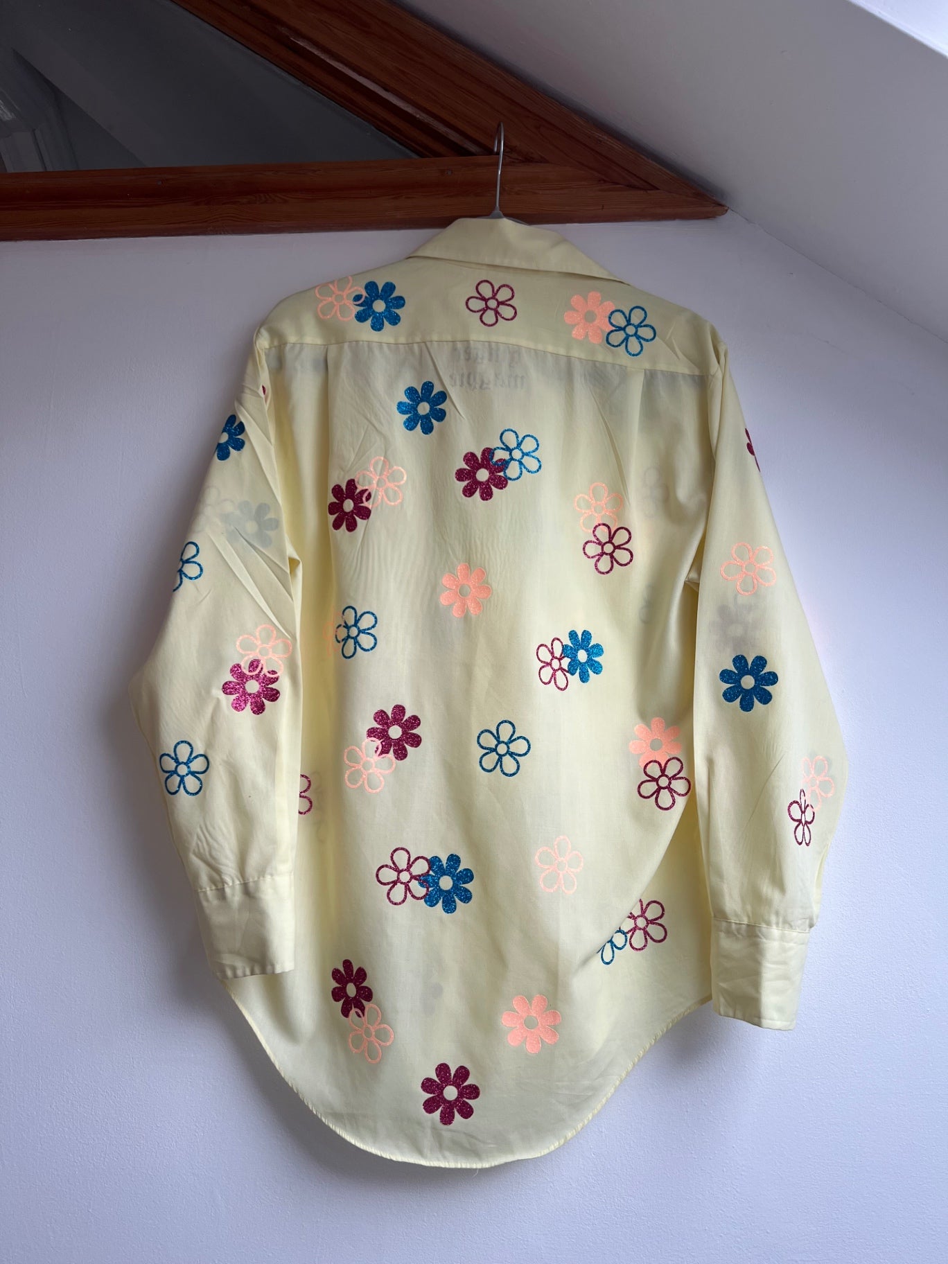 Yellow flower shirt 