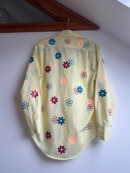 Yellow flower shirt 