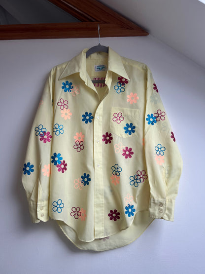 Yellow flower shirt 