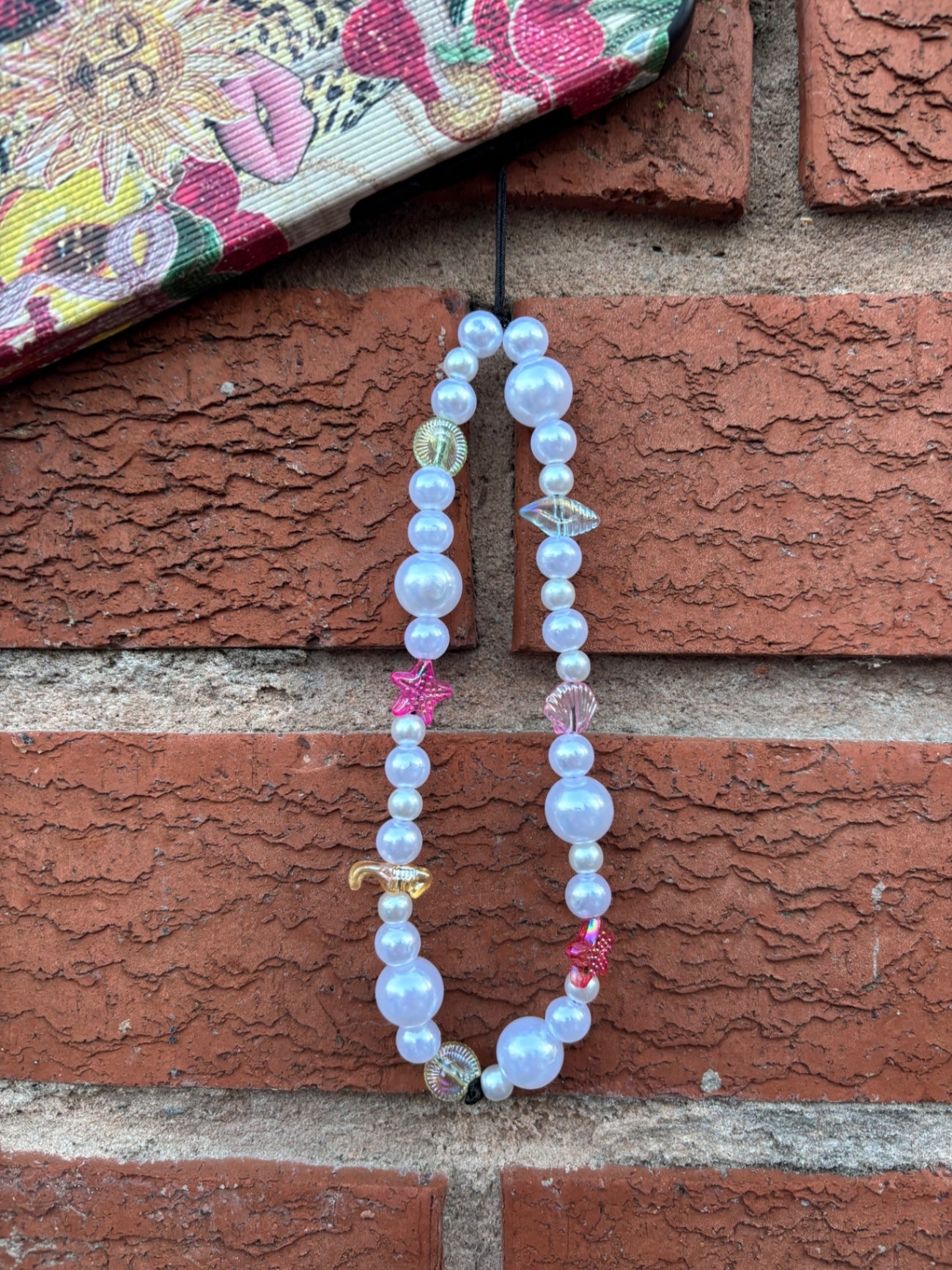 Starlight Pearl Phone Charm