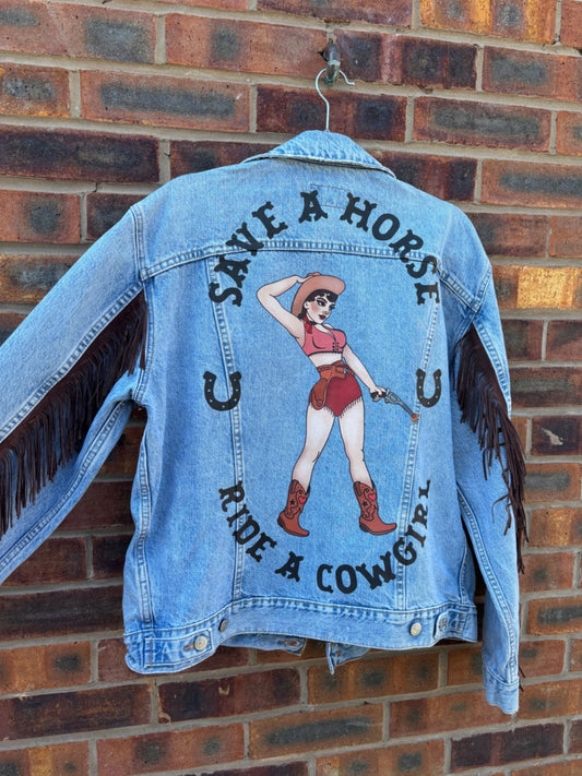 Ride A Cowgirl Fringe Jacket 