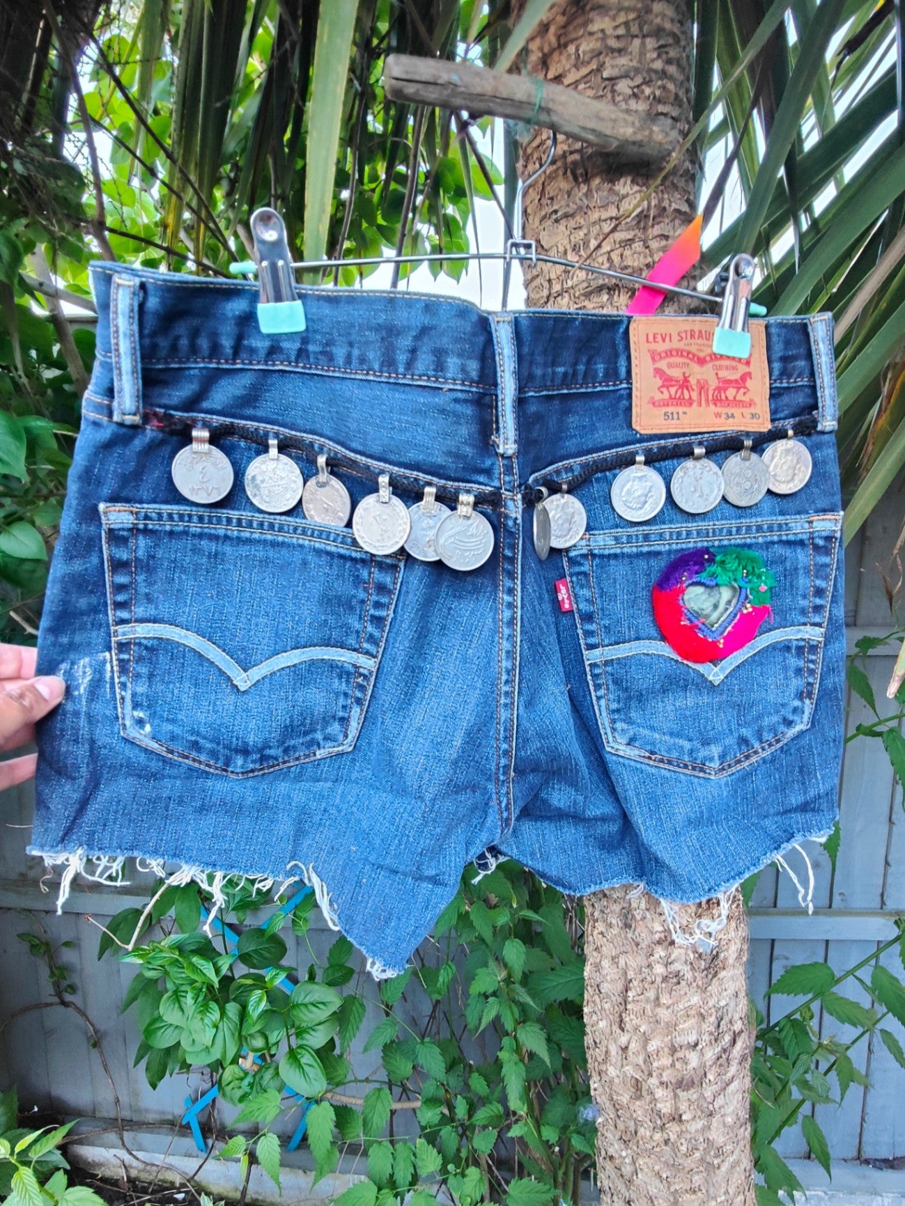 Vintage 511 levi shorts waist 34 inches 