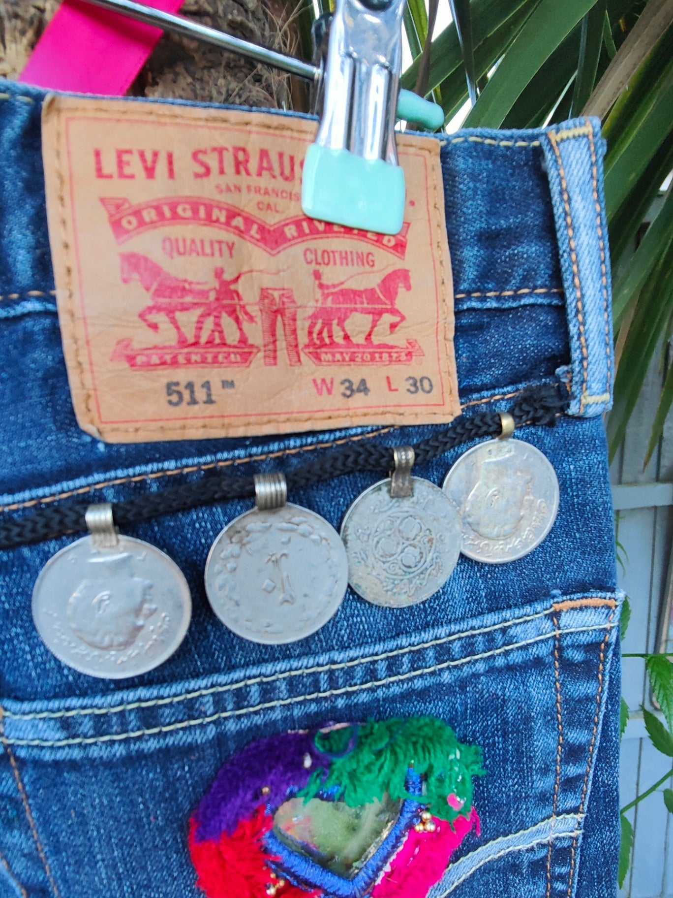 Vintage 511 levi shorts waist 34 inches 