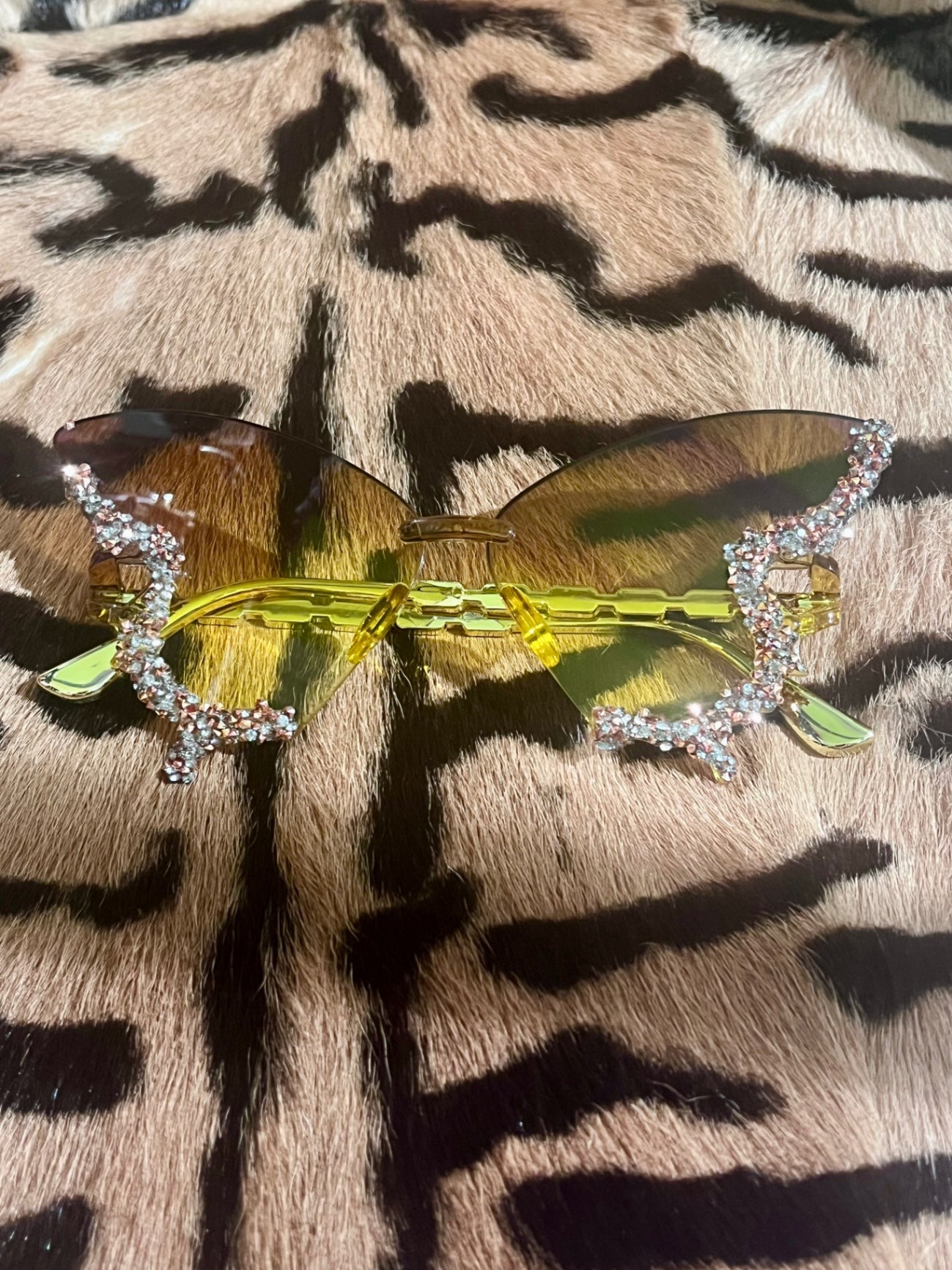 Gem Butterfly Sunnies Gold