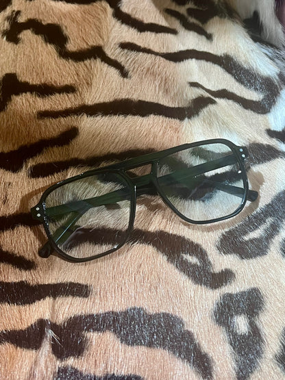 Porto Aviator Black Clear Anti Blue light