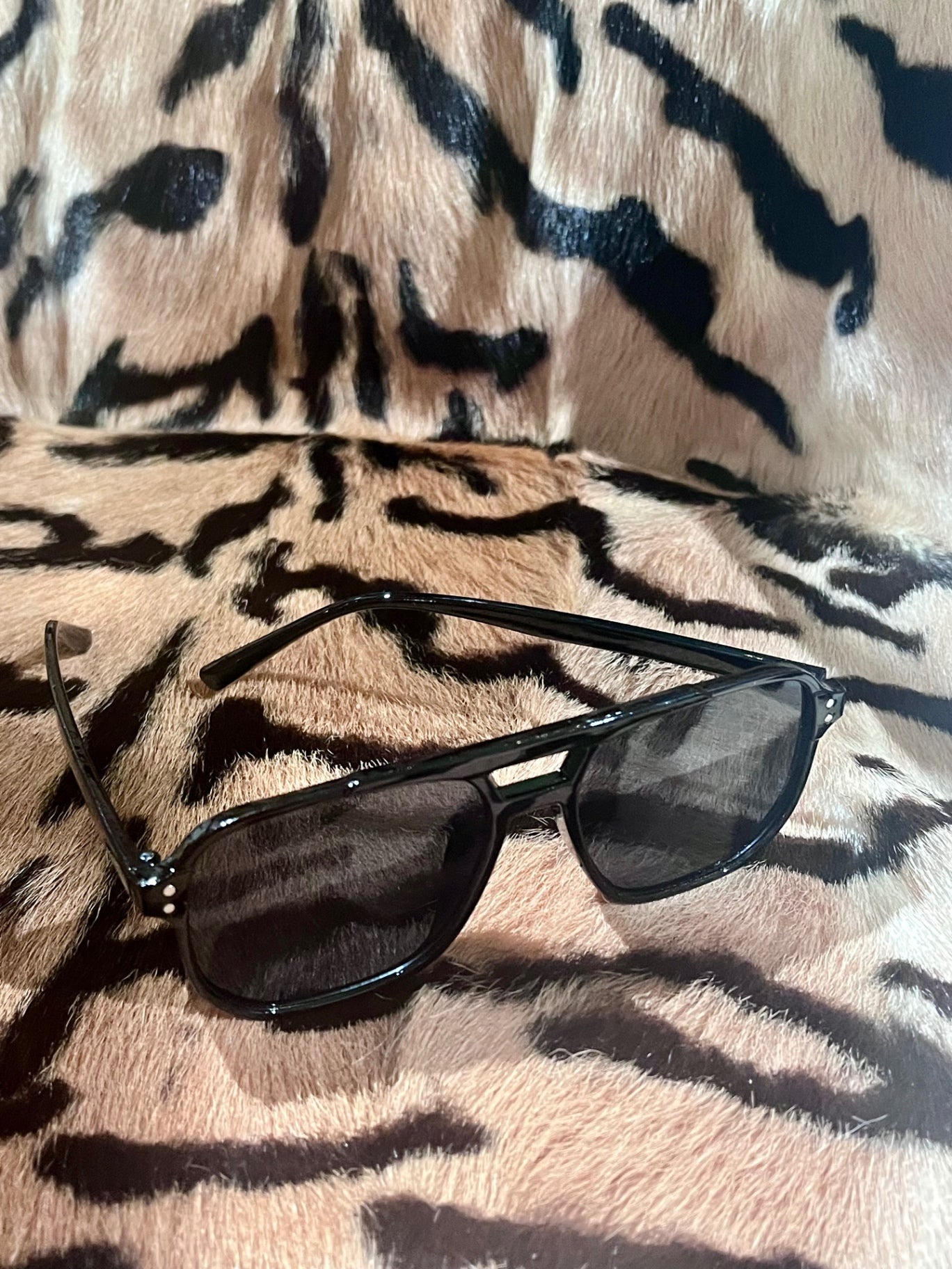Porto Aviator Black Sunnies