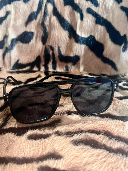 Porto Aviator Black Sunnies