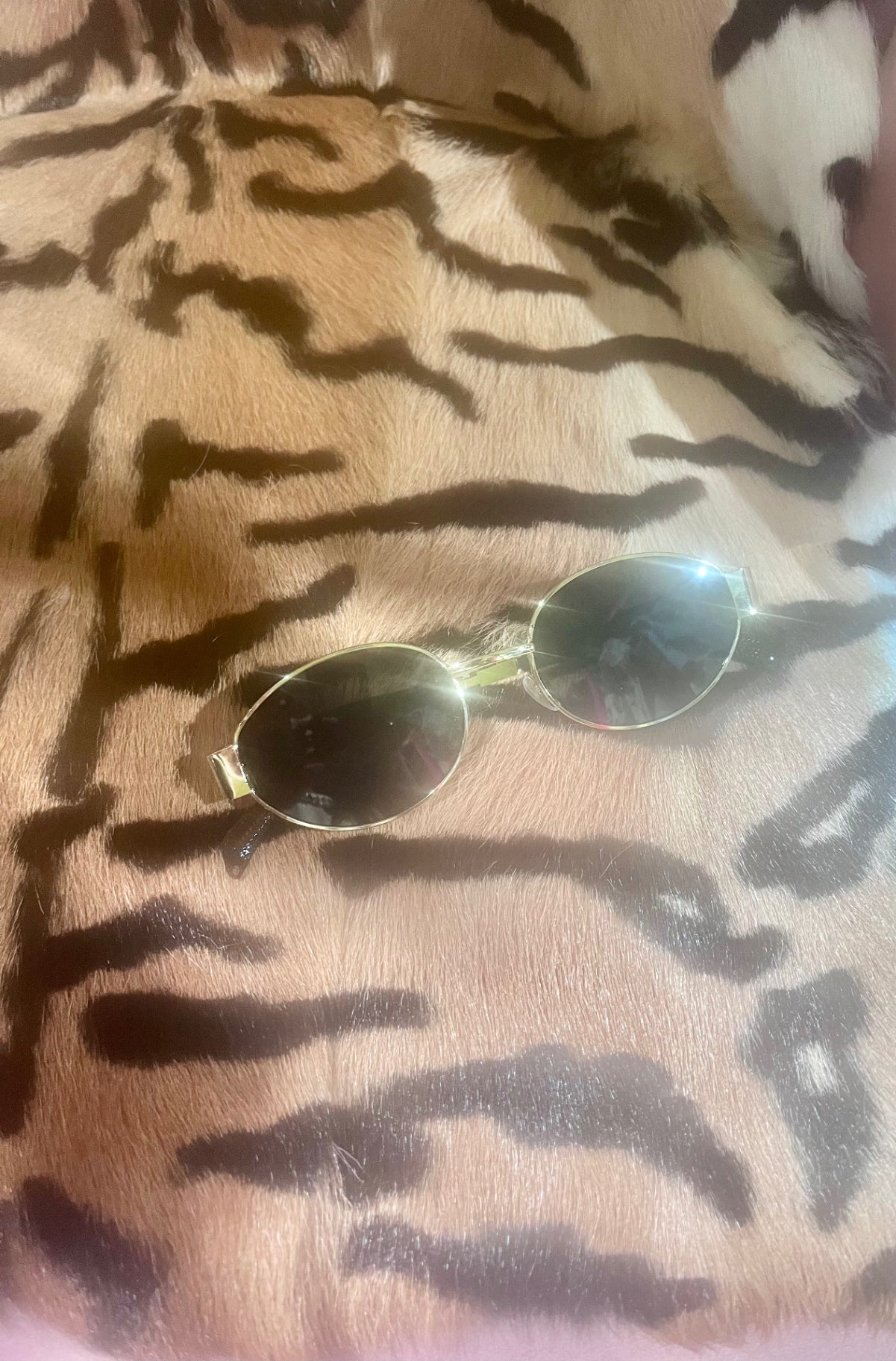 Milan Black Gold Frame Sunnies