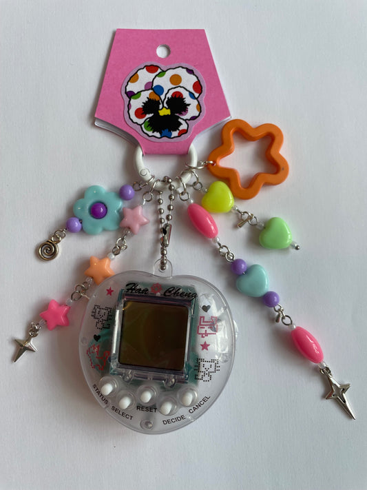 Translucent Virtual Pet Keychain - Pastels