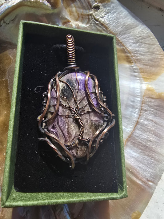 Charoite tree of life 