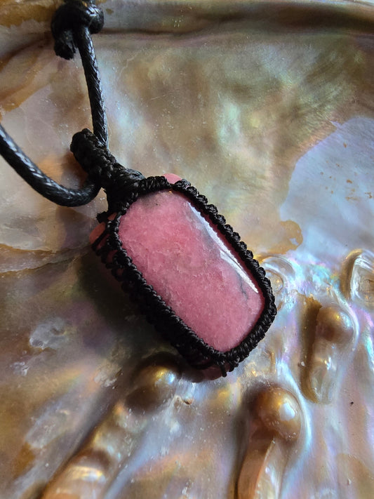Rhodonite necklace 