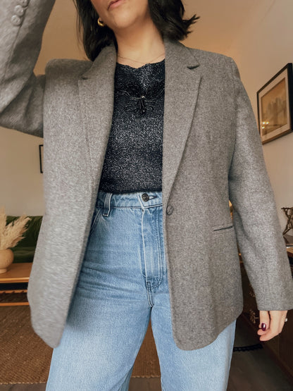 Vintage Pure New Wool Blazer