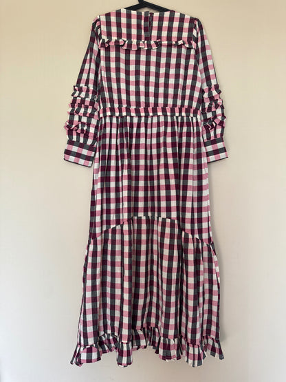 Hasthology Checked Dress