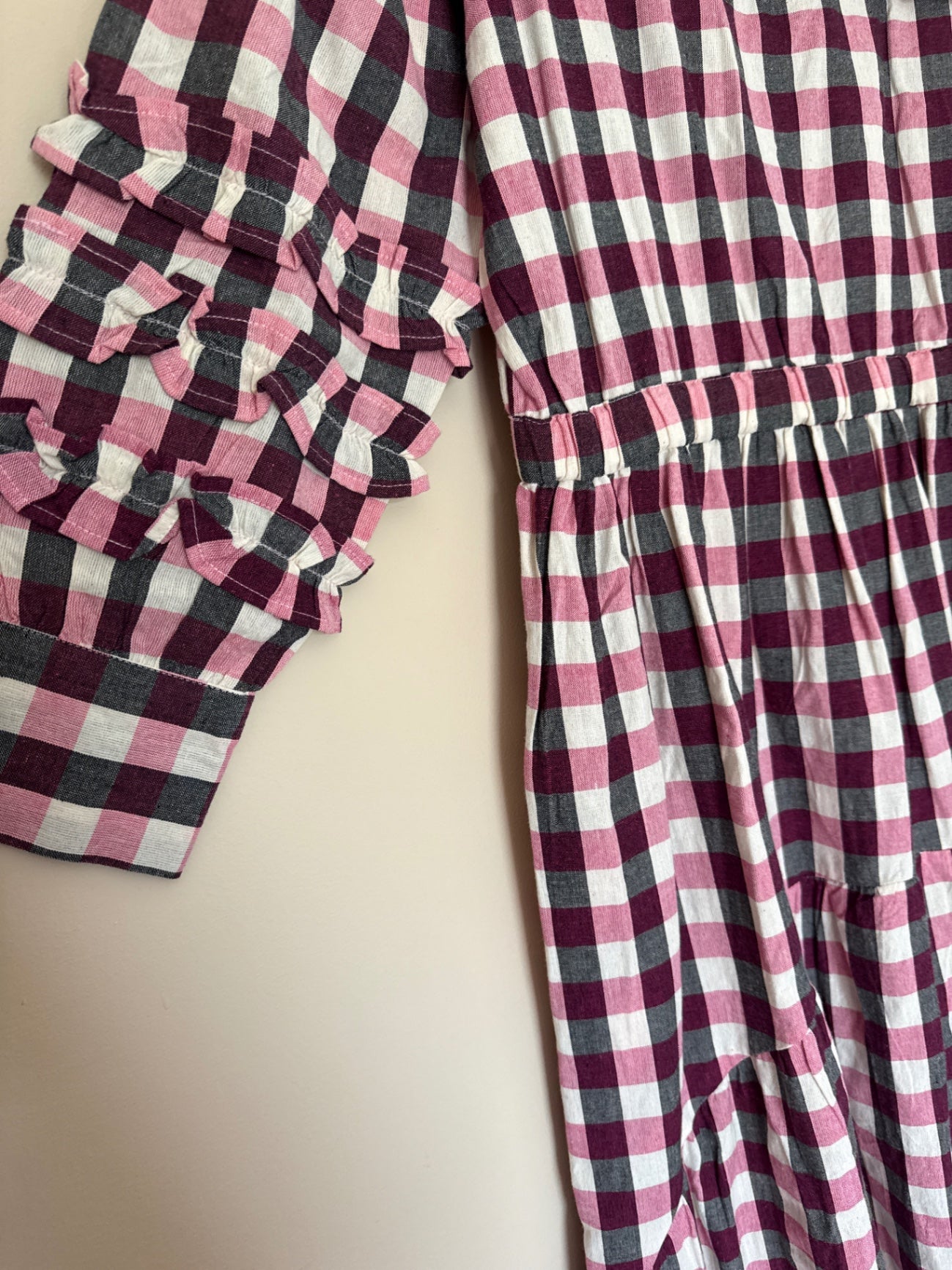 Hasthology Checked Dress