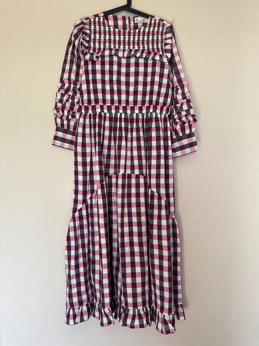 Hasthology Checked Dress
