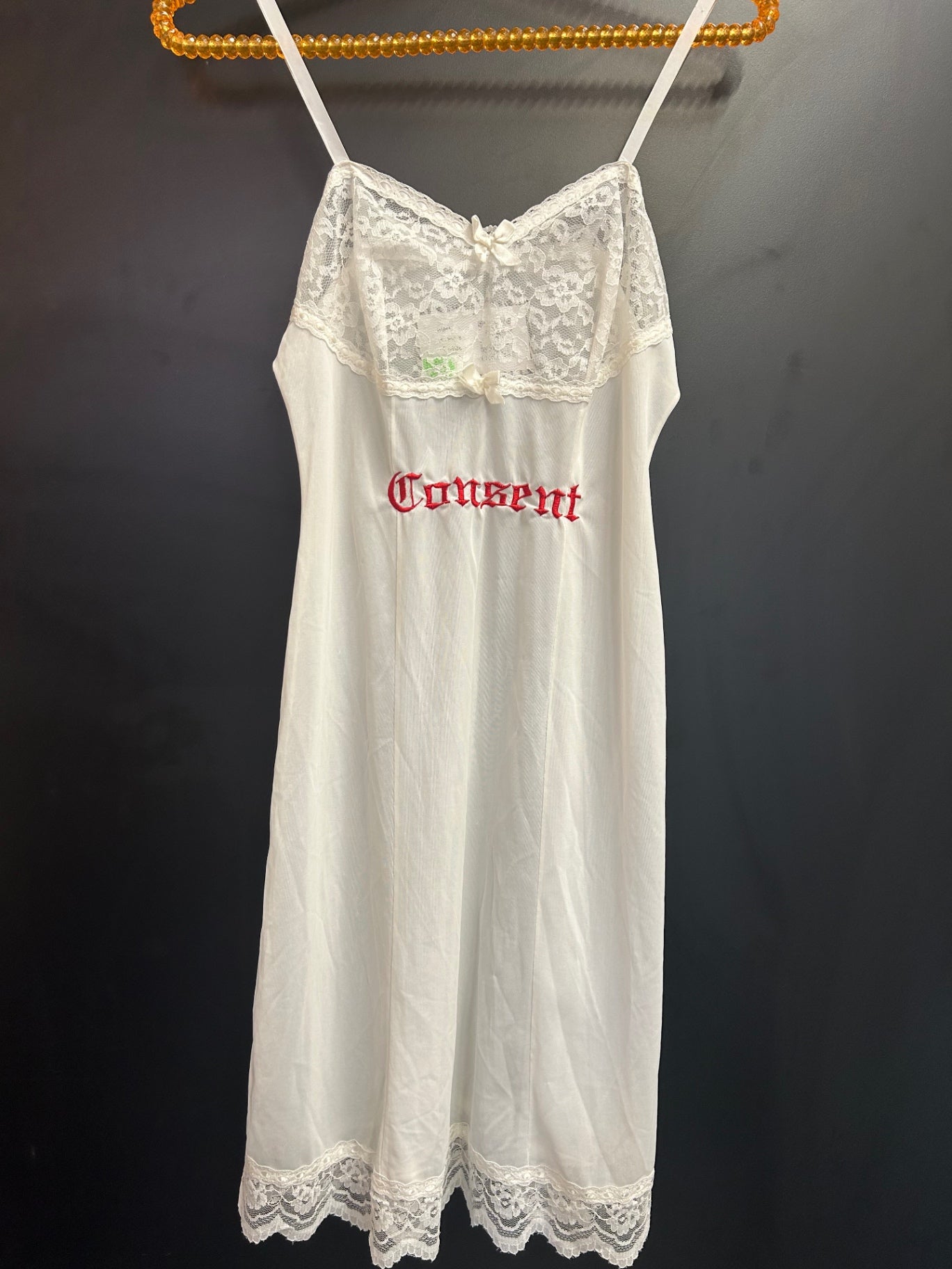 Concent slit dress