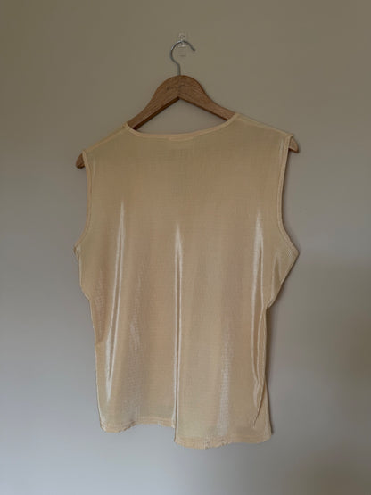 Preloved butter yellow top