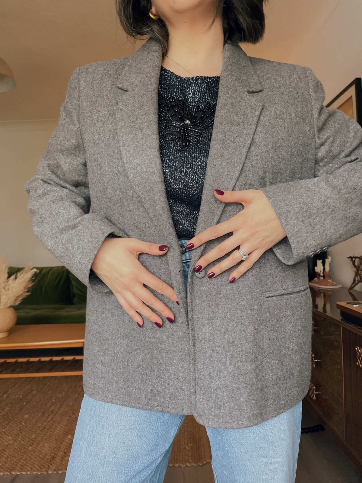 Vintage Pure New Wool Blazer