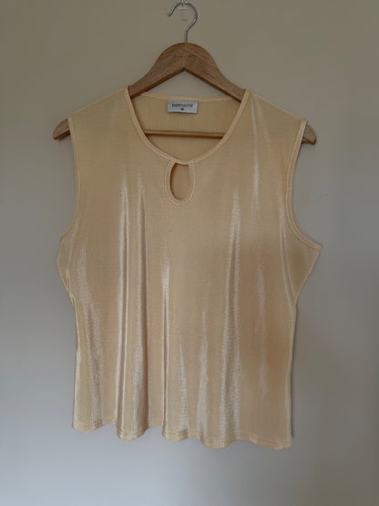 Preloved butter yellow top