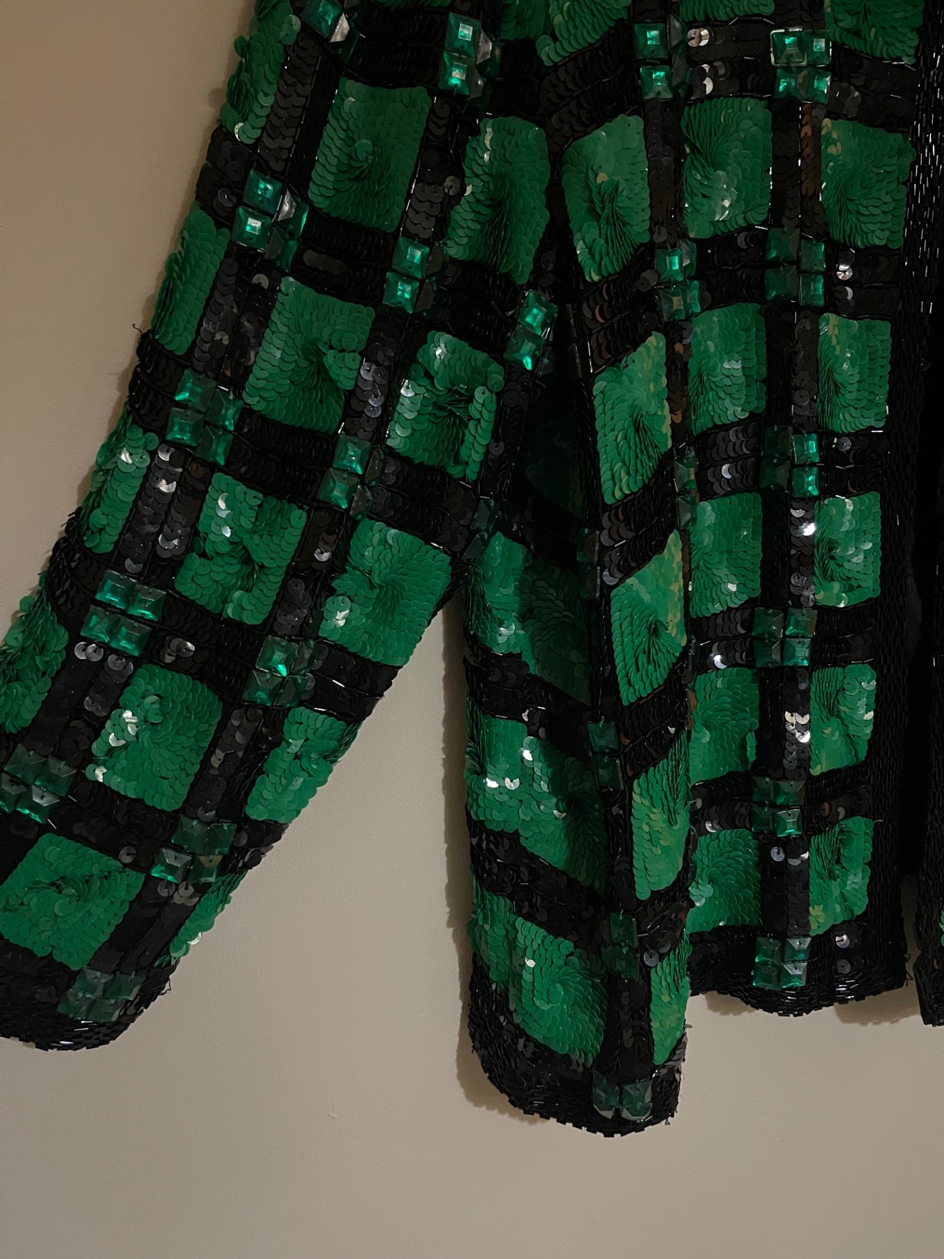 Vintage Beaded Silk Jacket