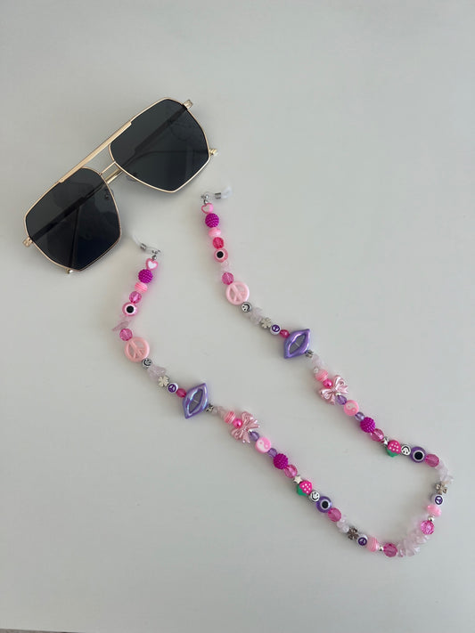 Twin Flame sunglasses strap - pink/purple