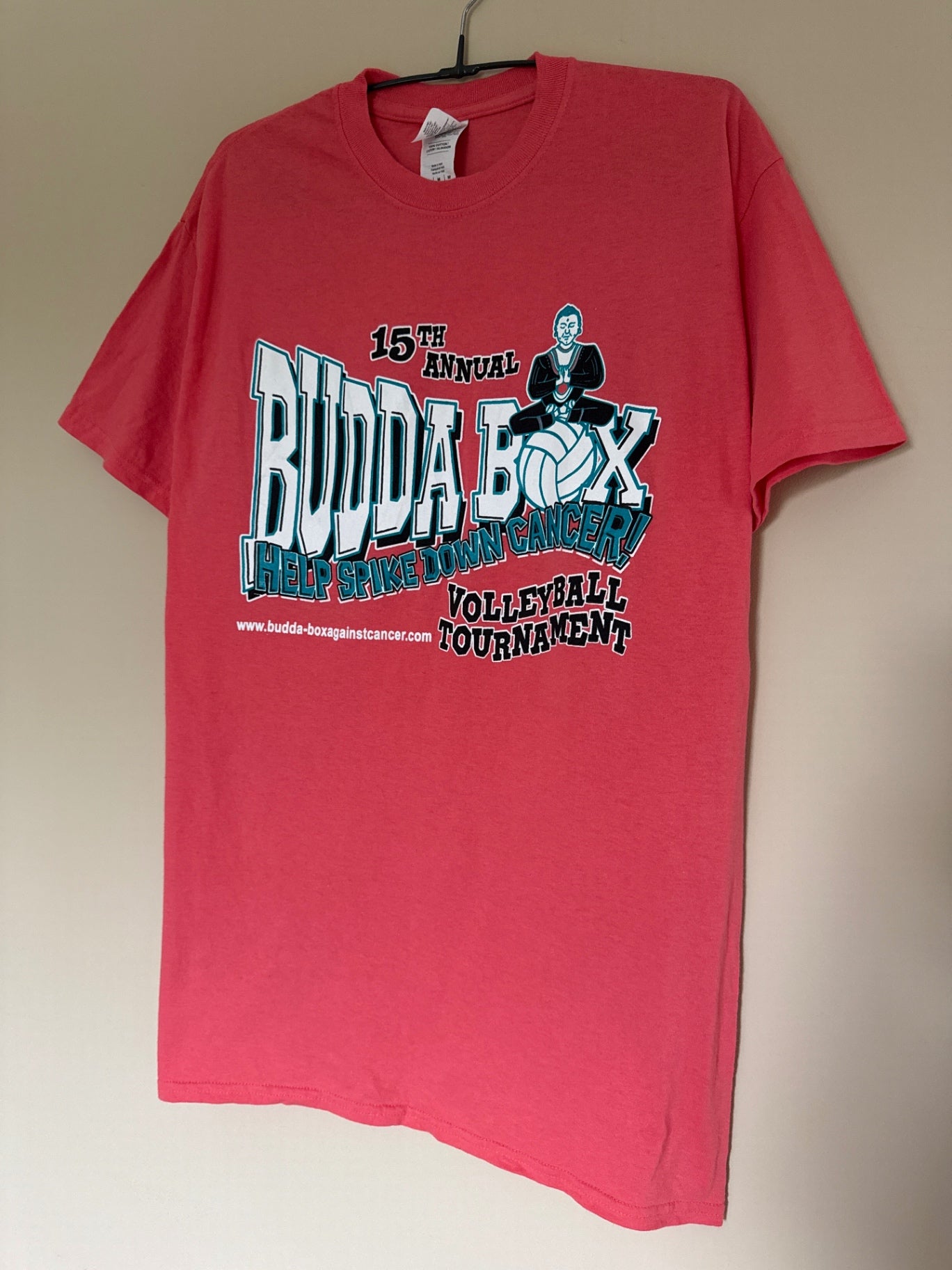 Pink Marquette County Volleyball T-shirt