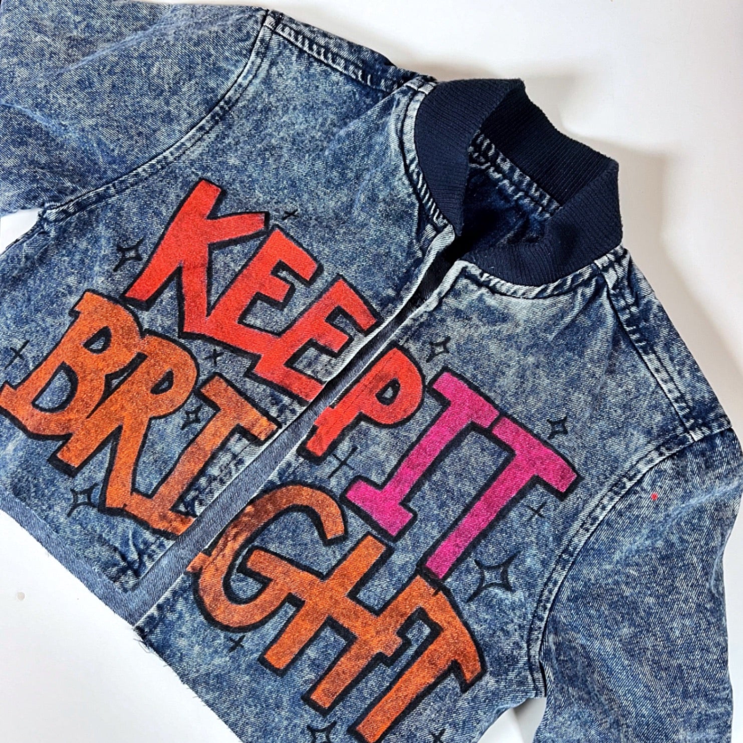 Keep It Bright graffiti jacket 