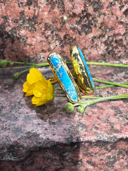 Turquoise Pillar Ring