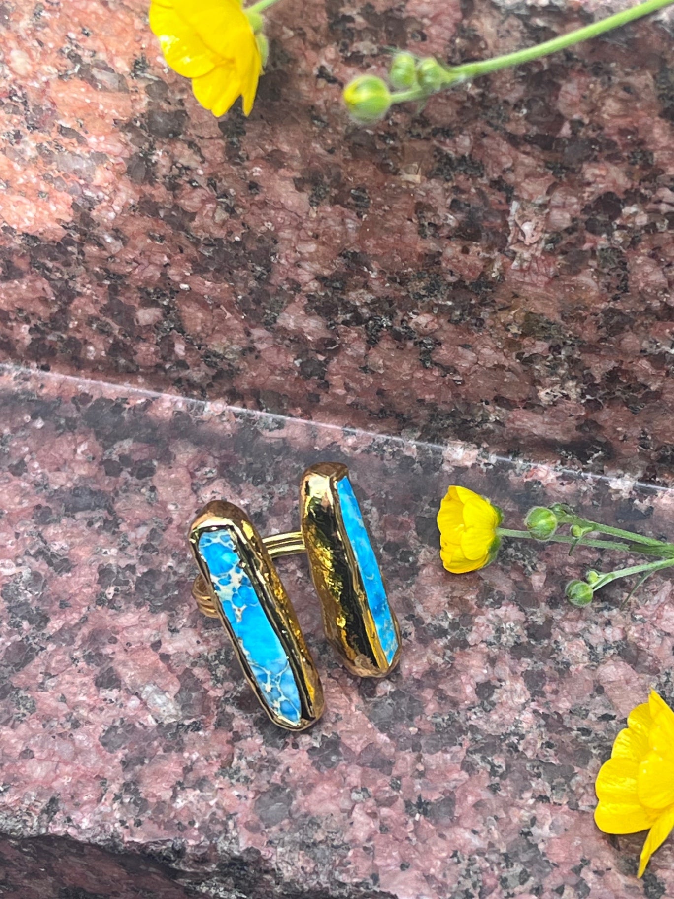 Turquoise Pillar Ring