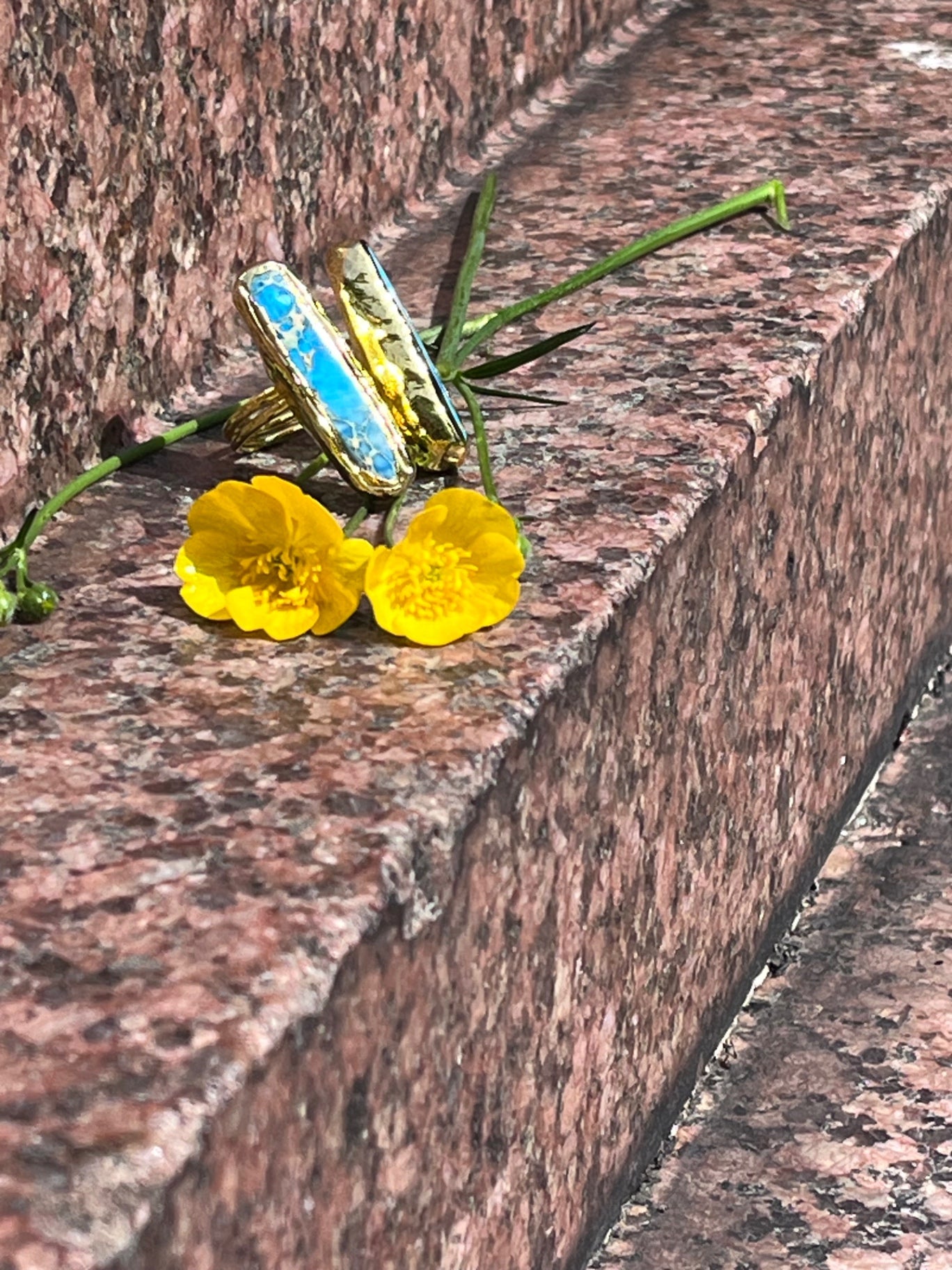 Turquoise Pillar Ring